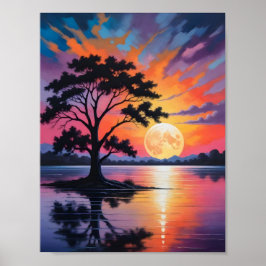 Seenlandschaft Poster