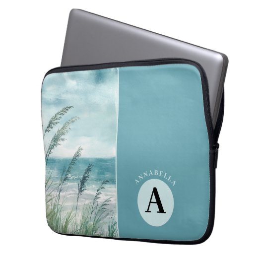 Seenlandschaft Serene Laptopschutzhülle (Vorderseite Links)