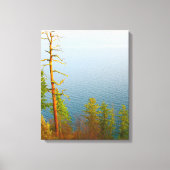 Seenlandschaft Wrapped Canvas Leinwanddruck (Vorderseite)