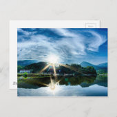 Seenlandschaften in der Nähe des Kamingesteins Postkarte (Vorne/Hinten)