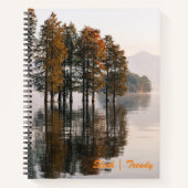 Seenwaldlandschaft - SpiralNotebook Notizblock (Vorderseite)