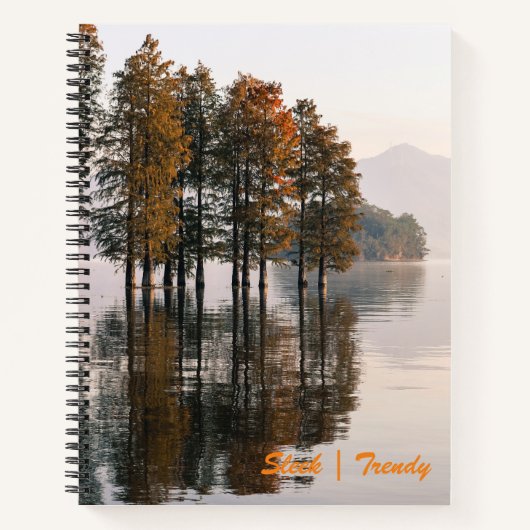 Seenwaldlandschaft - SpiralNotebook Notizblock (Vorderseite)