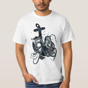 Seeoctupus u. Ankert-stück T-Shirt