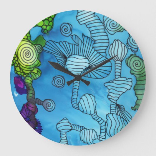 SeeOdyssee-runde Uhr (Vorderseite)