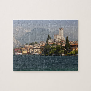Seeort Malcesine, Provinz Verona, Italien Puzzle
