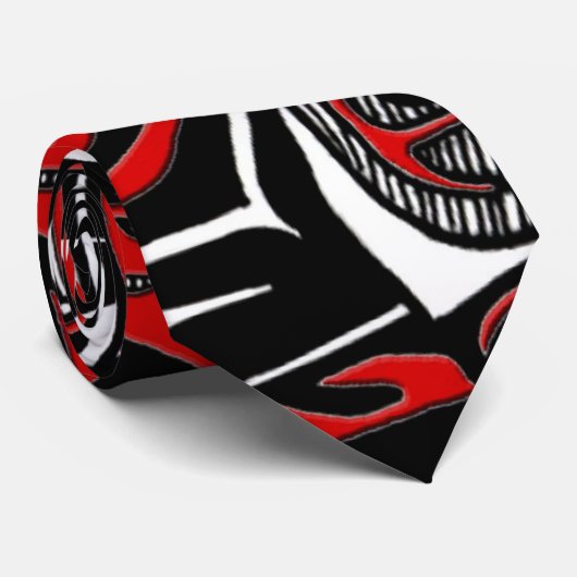 SEEOTTER & BABY (Haida Styled) Geschenkprogramm Krawatte (Gerollt)