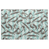 Seeotter blau stoff (Fat Quarter (45,7 x 55,9 cm))