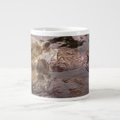 Seeotter, die Hände halten Jumbo-Tasse (Vorderseite)