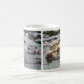 Seeotter, die Hände halten Kaffeetasse (Mittel)