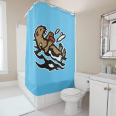 Seeotter Duschvorhang (Beispiel)