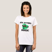 Seeotter-Felsen T-Shirt (Vorne ganz)