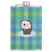 Seeotter Flachmann (Vorderseite)