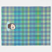 Seeotter Fleecedecke (Vorderseite (Horizontal))