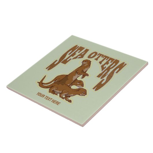 Seeotter Fliese (Seite)