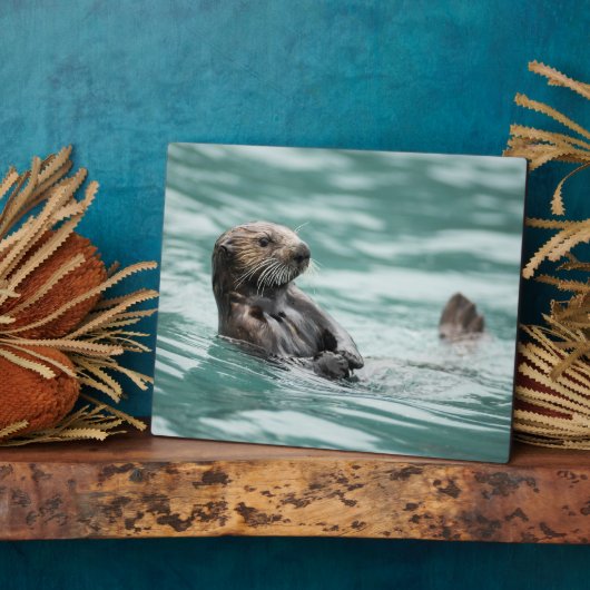 Seeotter Fotoplatte (Seite)