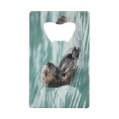 Seeotter Geldbeutel Flaschenöffner (Vorderseite)