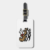 Seeotter Gepäckanhänger (Vorderseite vertikal)