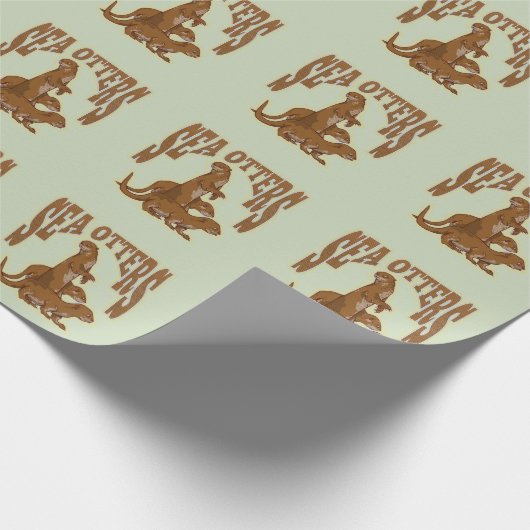Seeotter Geschenkpapier (Ecke)