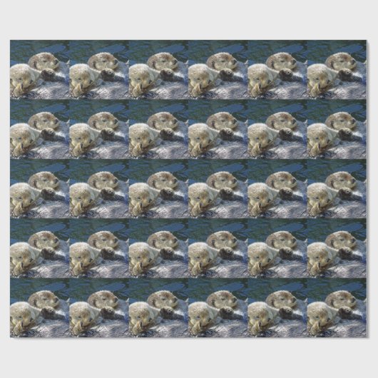 Seeotter Geschenkpapier (Flach)