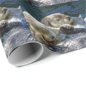 Seeotter Geschenkpapier (Rolleneckpunkt)