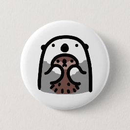 Seeotter hält ihr kostbares Baby Button
