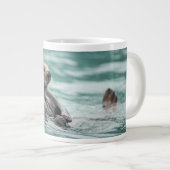 Seeotter Jumbo-Tasse (Vorderseite Rechts)