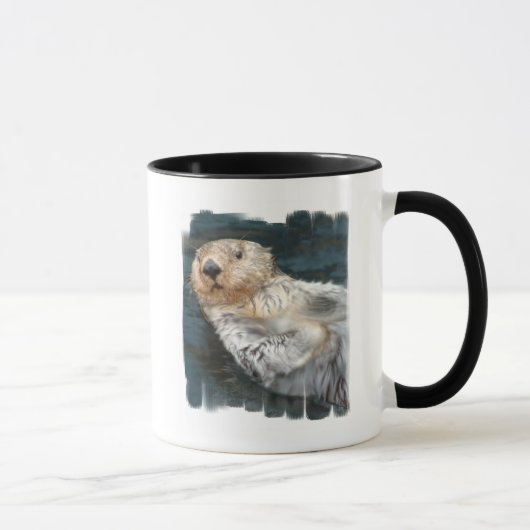 Seeotter-Kaffee-Tasse Tasse (Rechts)
