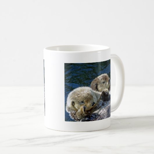Seeotter Kaffeetasse (VorderseiteRechts)