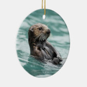 Seeotter Keramik Ornament (Rechts)