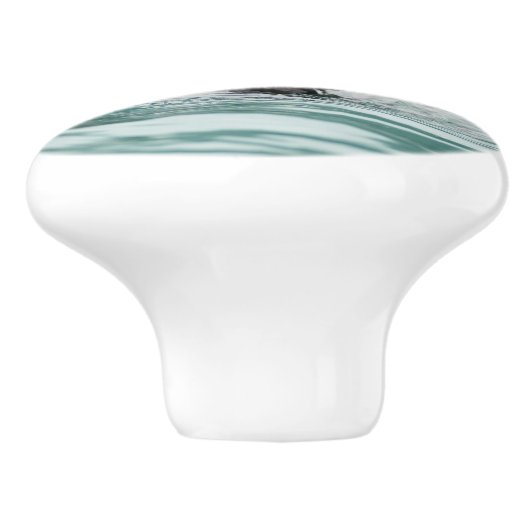 Seeotter Keramikknauf (Seitenansicht)