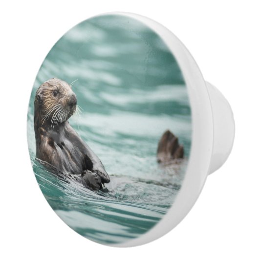 Seeotter Keramikknauf (Rechts)