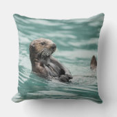 Seeotter Kissen (Vorderseite)