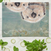 Seeotter Küchentuch (Gefaltet)