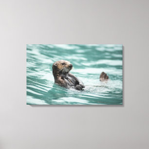 Seeotter Leinwanddruck