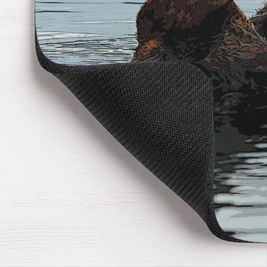 Seeotter-Mausunterlage Mousepad (Ecke)