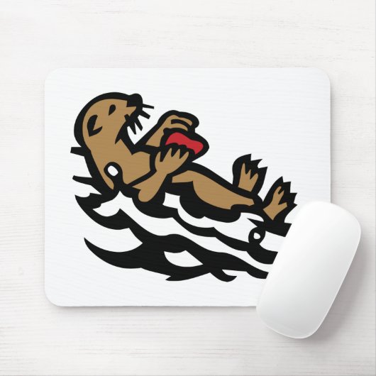 Seeotter Mousepad (Mit Mouse)