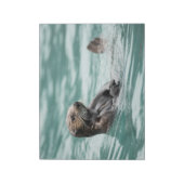 Seeotter Notizblock (Rotiert)