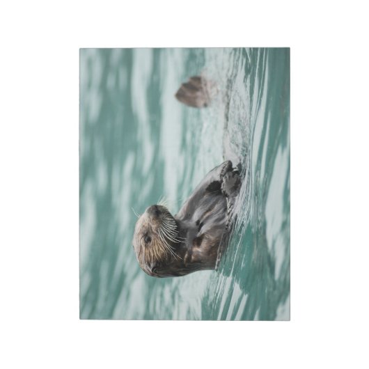 Seeotter Notizblock (Rotiert)