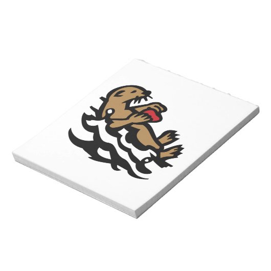 Seeotter Notizblock (Rotiert)