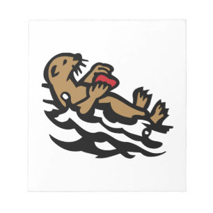 Seeotter Notizblock
