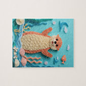 Seeotter-Papierkunst-Splash Puzzle (Horizontal)