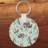 Seeotter Schlüsselanhänger (Vorderseite)