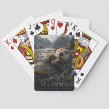 Seeotter-Seetangwald-Tiere-Poker