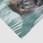 Seeotter Seidenpapier (Ausschnitt)