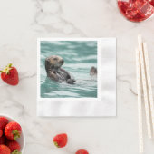 Seeotter Serviette (Beispiel)