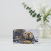 Seeotter Visitenkarte (Stehend Vorderseite)