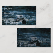 Seeotter Visitenkarte (Vorne/Hinten)