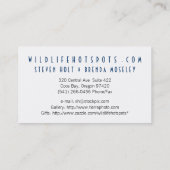 Seeotter Visitenkarte (Rückseite)