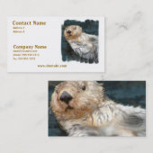 Seeotter-Visitenkarte Visitenkarte (Vorne/Hinten)