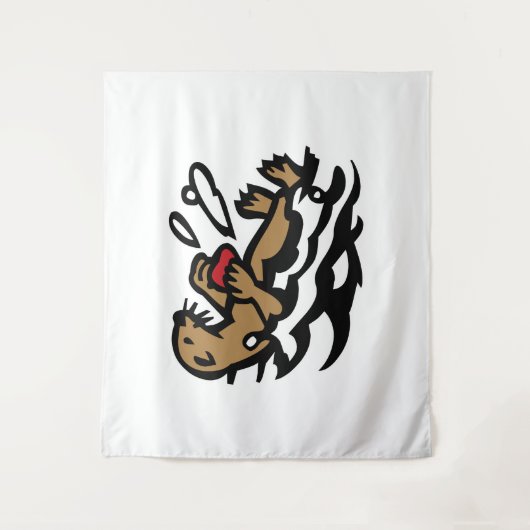 Seeotter Wandteppich (Vorderseite)